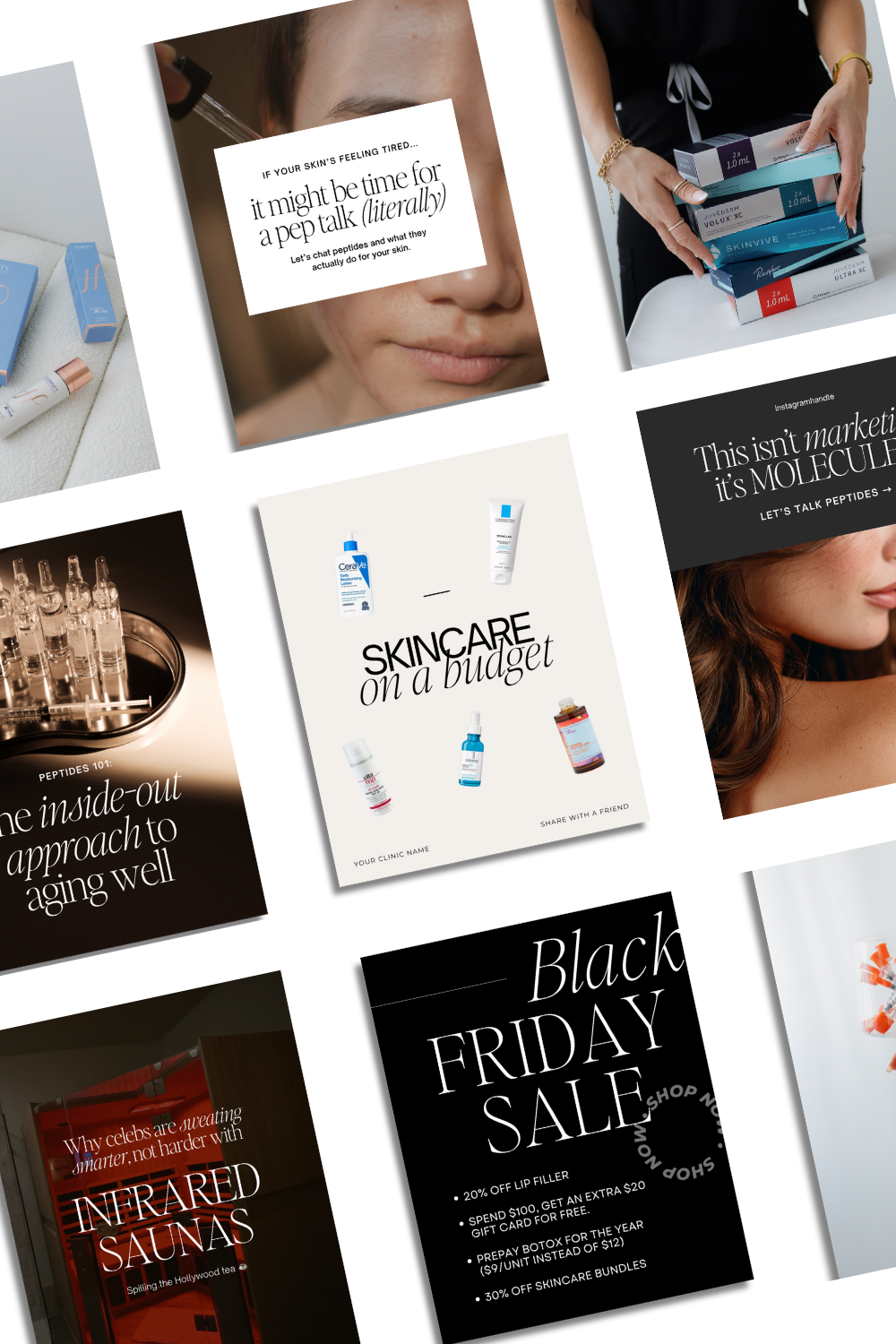 med spa marketing calendar 2026 monthly strategy overview